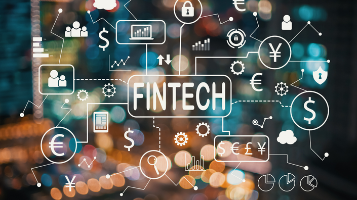 infografía con diferentes herramientas fintechs, como control de presupuesto, inversión y ahorro automático